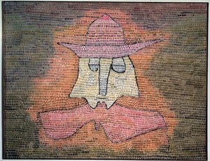Retrato do reverendo Kol - Pintura de Paul Klee