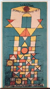 Cartão postal para a exposição Bauhaus 