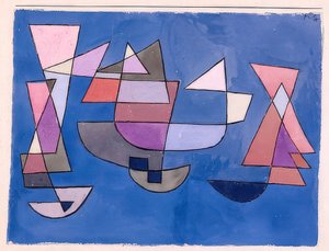 Navios à vela. 1927, 225 de Paul Klee
