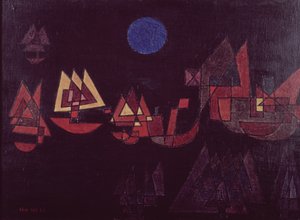 Navios na Escuridão de Paul Klee