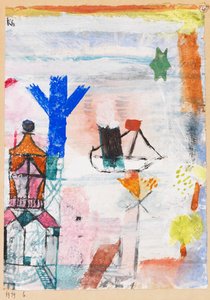 Pequeno Vapor, 1919. de Paul Klee