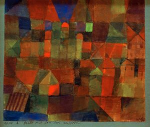 Cidade com as três cúpulas de Paul Klee