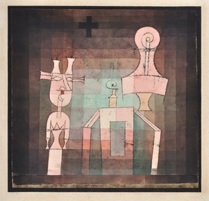 Natureza morta com esculturas Natureza morta com esculturas, 1923. de Paul Klee