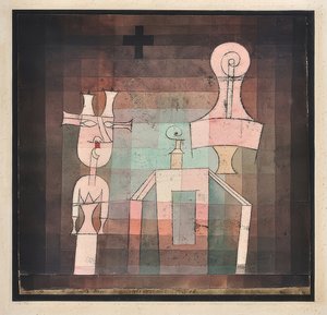 Ainda vida com plásticos. 1923 de Paul Klee