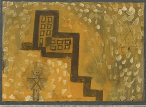 A Casa no Alto, 1923. de Paul Klee