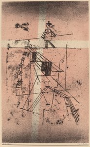 O Andarilho da Corda Apertada (Seiltänzer) de Paul Klee