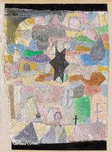 Sob uma Estrela Negra, 1918. de Paul Klee