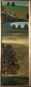 Vista do vale de Aar, Suíça - Pintura de Paul Klee
