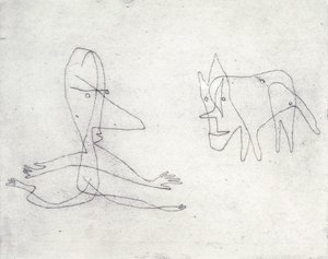 Porque é que ele foge? de Paul Klee