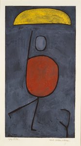 Com guarda-chuva, 1939. de Paul Klee