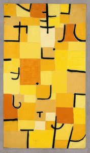 Entre em amarelo. 1937 de Paul Klee