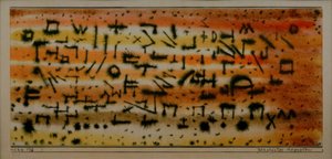 Egito destruído de Paul Klee