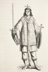 A página do padre João. O Prester John também era conhecido como Presbítero Johannes. de Paul Lacroix