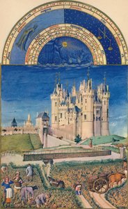 Setembro - o Château de Saumur, século XV, 1939