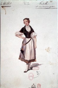 Desenho de figurino para 