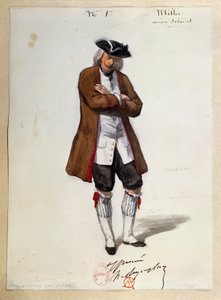 Figurino para Luisa Miller por Giuseppe Verdi, sketch