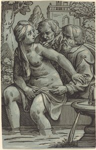 Susana e os Anciãos de Paul Maupin, after Jacques Stella