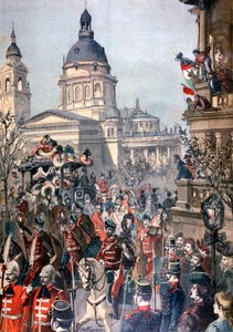 Funeral de Lajos Kossuth, Budapeste, 21 de março de 1894.