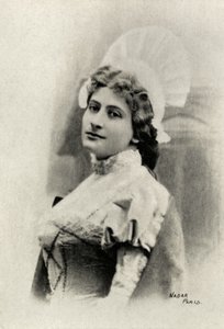 Retrato de Lucienne Breval (foto) de Paul Nadar