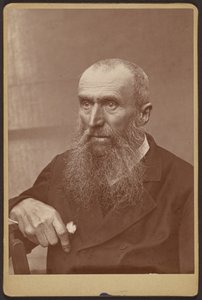 Retrato de um homem com suíças e barba de Paul Nadar