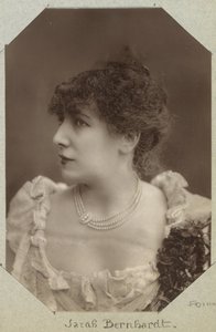 Retrato de Sarah Bernhardt, atriz de Paul Nadar