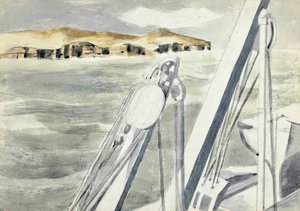 Costa perto de Gibraltar de Paul Nash