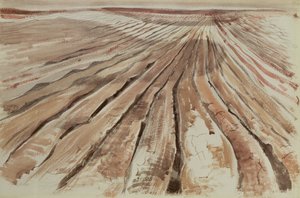 terra, céu de Paul Nash