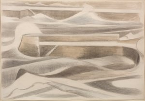 Parede do mar de Paul Nash