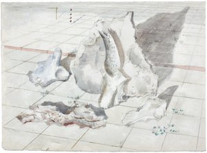 Estudo para Paisagem de Objectos Branqueados de Paul Nash