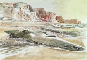 O salteador na costa de Paul Nash