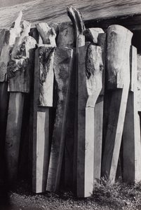 Totems", antigo estaleiro, porto de Rye de Paul Nash
