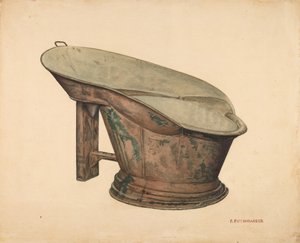 Banheira de Pé, c. 1939. de Paul Poffinbarger