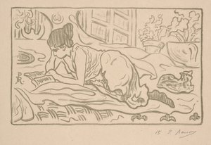 O Leitor Reclinado de Paul Elie Ranson