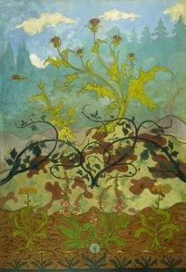 Cardos e dedaleira; Cardos e dedaleiras, 1899 de Paul Elie Ranson