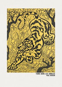 Poster «Tigre nas Selvas» de Paul Ranson