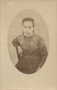 Histeria, aparência normal, ilustração de &39;Iconografia fotográfica de La Salpetriere&39; de Bourneville e P. Regnard, placa I, Paris, 1876 (impressão de albume)