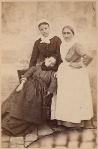 Epilepsia histérica, ataque, fase epiléptica, ilustração da &39;Iconografia Fotográfica de La Salpetriere&39; de Bourneville et P. Regnard, placa XVI, Paris, 1876 (impressão albumen)