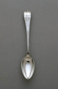 Colher de chá, c. 1765-1790 (prata)