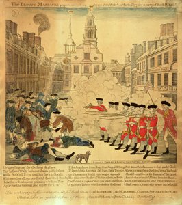 O massacre sangrento de 5 de março de 1770