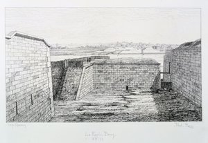 La Rapee-Bercy, cerco de Paris, 1870-1871.