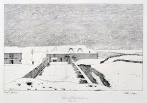 Porte du Point du Jour, Cerco a Paris, 1870-1871.
