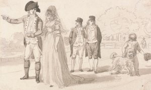 Uma Família no Hyde Park de Paul Sandby