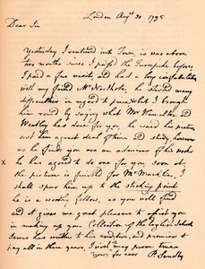 Uma carta de Paul Sandby, 1795 1904 de Paul Sandby