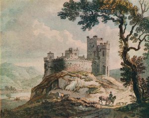Um castelo velho, c1764 de Paul Sandby