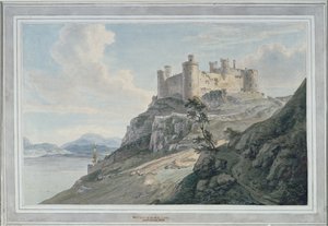 Castelo Harlech de Paul Sandby