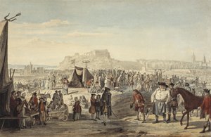 Feira do Cavalo em Bruntsfield Links, Edimburgo de Paul Sandby