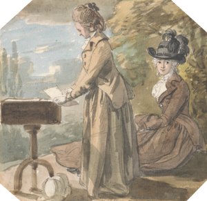 Lady Francis Scott e Lady Elliot de Paul Sandby
