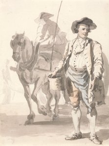 Londres Cries: Um Sininho e a sua Esposa de Paul Sandby