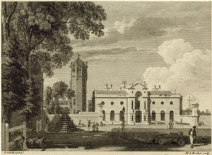 Academia militar real em Woolwich de Paul Sandby