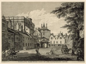 Scotland Yard com parte da Banqueting House de Paul Sandby